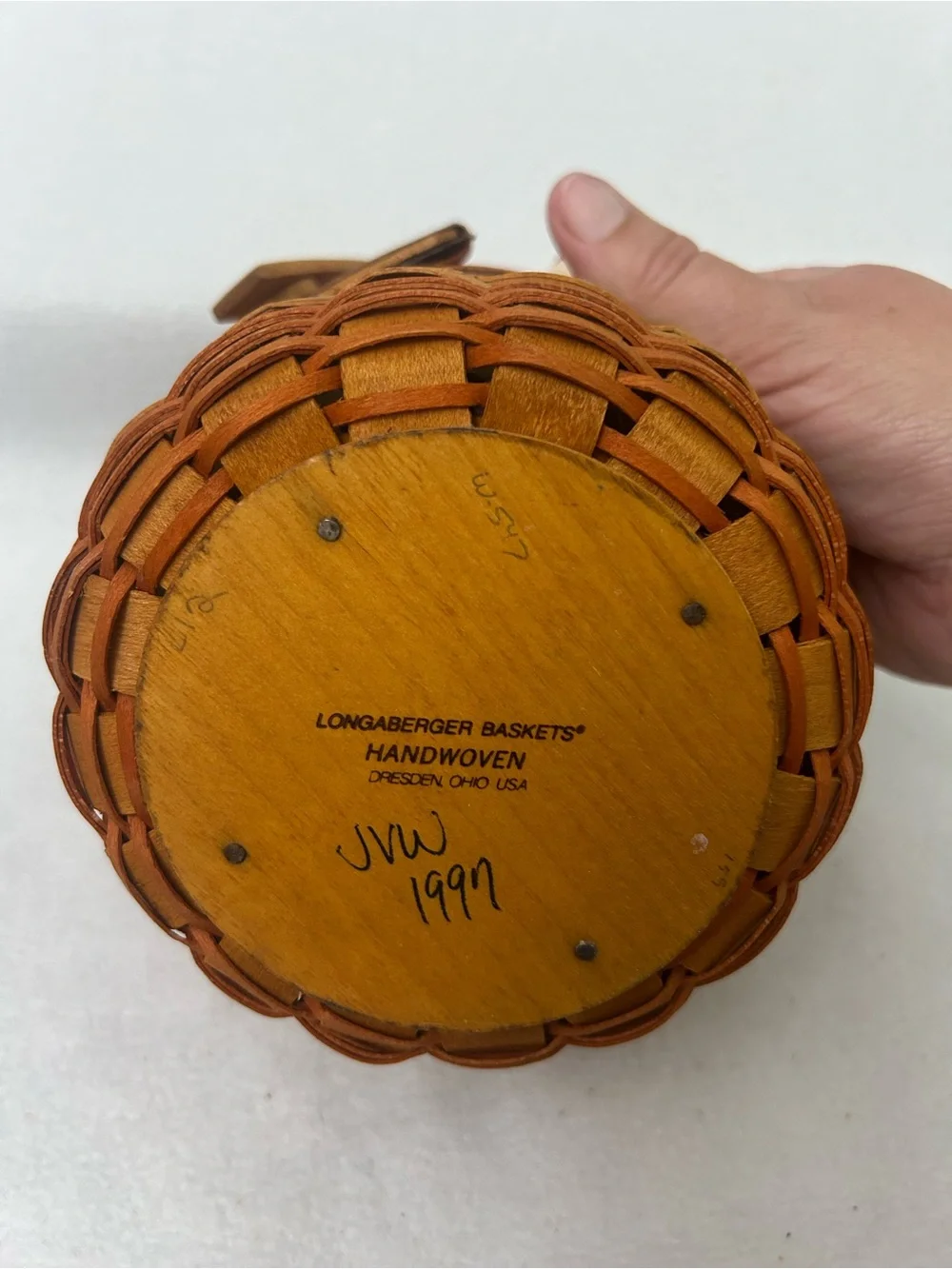 Longaberger 1997 Small Pumpkin Basket
